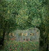 Gustav Klimt bondgard i ovre osterrike oil painting reproduction